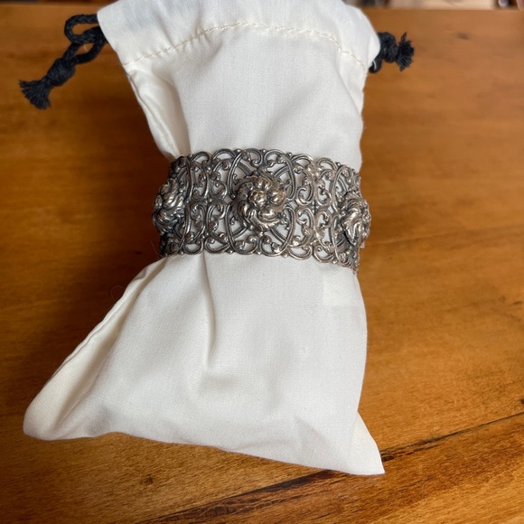 Vintage 1970s Silver metal bracelet in excellent condition - Picture 7 of 7